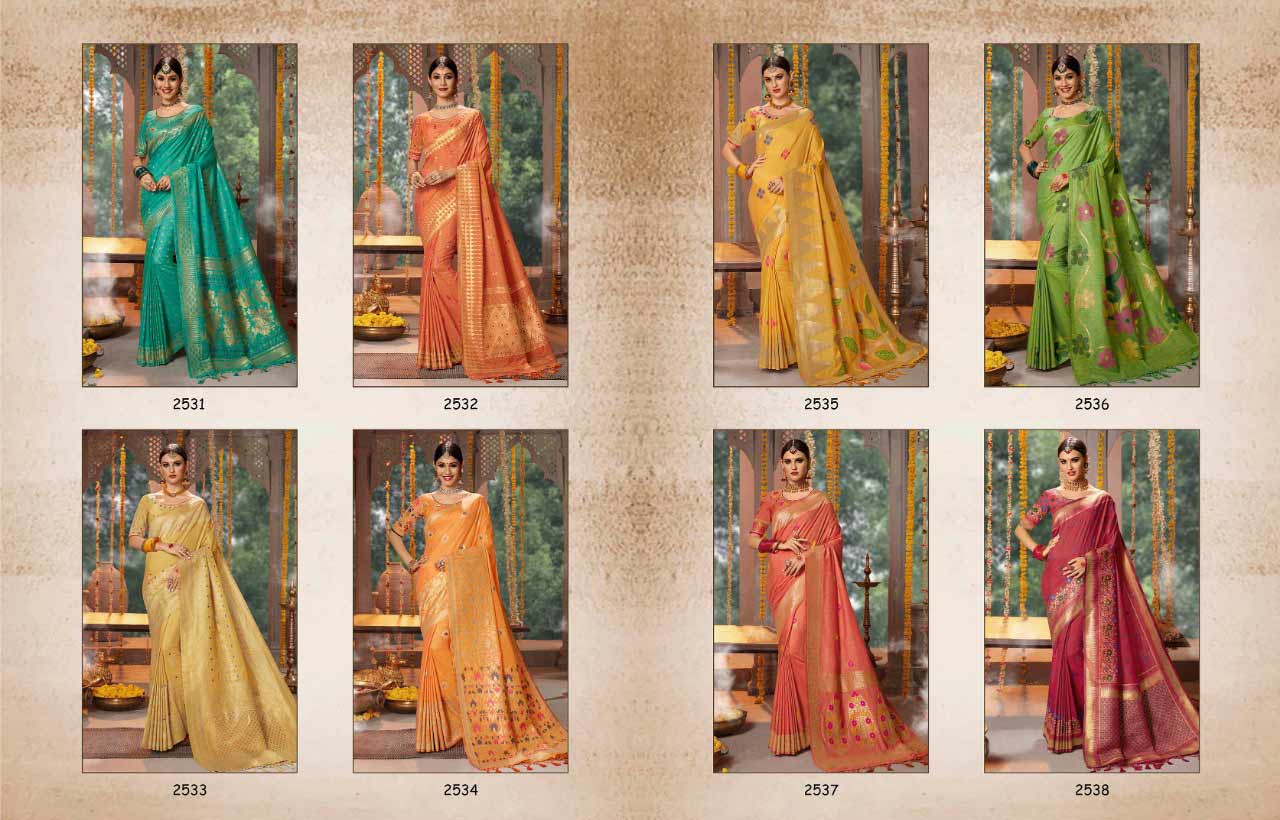 Kessi Rajdhani Silk Cotton Jacquard Banarasi Silk Saree Kessi Rajdhani Silk Cotton Jacquard Banarasi Silk Saree